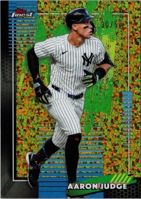 2026 Topps Finest Aaron Judge Gold Mini Diamond Refractor /50 #99 Yankees