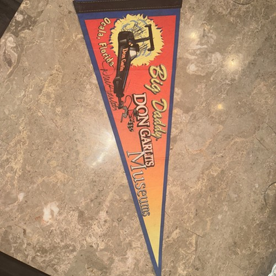 #ad #ad Big Daddy Don Garlits Museum Pennant Ocala Florida Race Car Driving $35.00