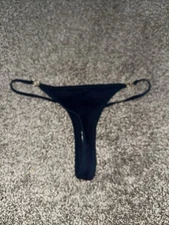 Womens Size XL Blue Thong Panties