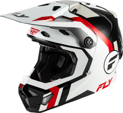 Fly Racing Formula CP Seal Offroad Helmet X-Large White/Black/Red, DOT & ECE