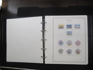 St Helena Palo Album With Pages 2007 2021 Some Stamps Clean
