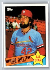 1985 Topps #722 Bruce Sutter