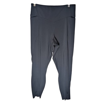 Adore Me Plus 1X Leggings Black High Rise Pocket Reflective Workout Activewear