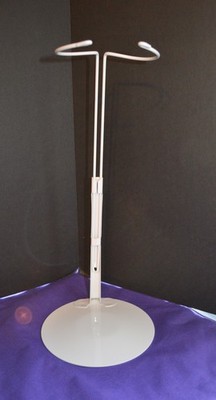 New Kaiser 3501 White Adjustable Doll Stand for 16 to 24 inch Chubby Waist Dolls