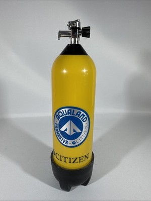 Citizen Promaster Aqualand OVP Tauchflasche Box Divers Tank Gelb schmale Version