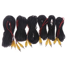 RCA Male Female Car Reverse Rear View Camera Video Extension Cable Cord 6- KD-y-
