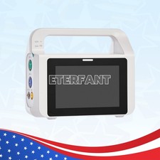 5'' Touch Screen Patient Vital Signs Monitor ECG/NIBP/TEMP/RESP/SPO2/PR Paramete