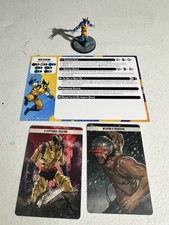 Marvel Crisis Protocol Wolverine Painted With Character Tactic Cards