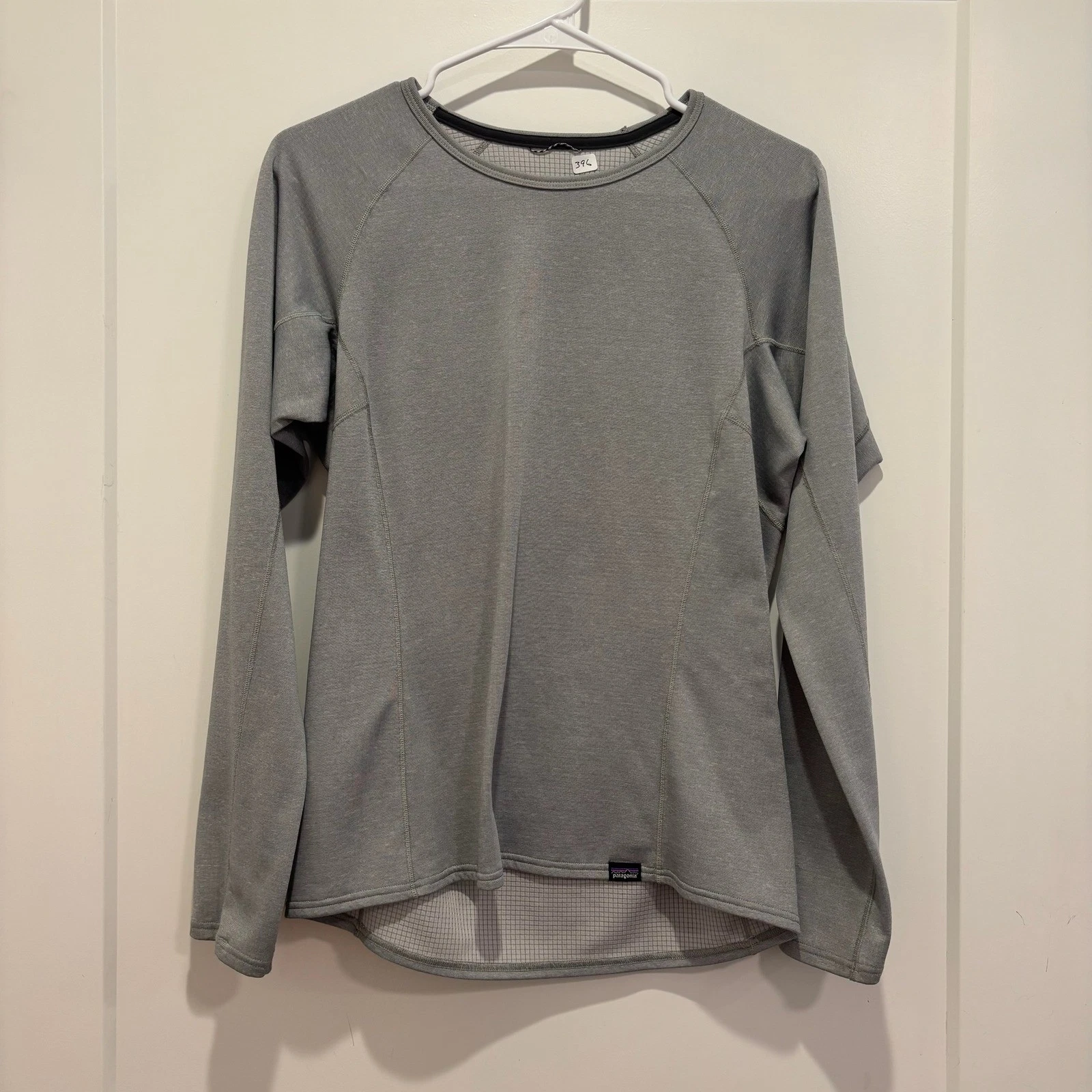 Patagonia Capilene Midweight Baselayer Grey Polartec Long Sleeve Shirt Mens M