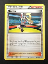 Pokemon TCG Korrina 95/111 Furious Fists Regular Uncommon LP on eBay