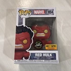 Funko Pop! Marvel Red Hulk Hot Topic Glow Chase 854