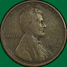 1914-S Lincoln Wheat Cent Fine F Coin #41965