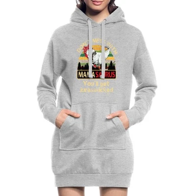 Mamasaaurus Rex Muttertag Geschenk Hoodie-Kleid - Bild 1 von 4