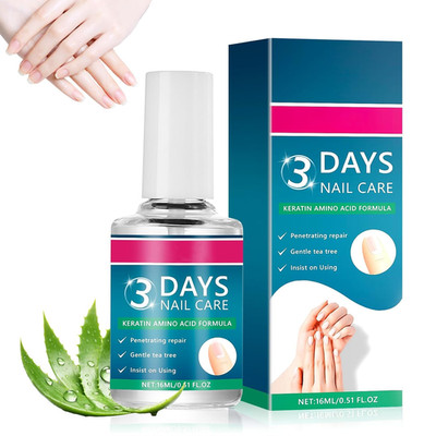 3 Days Nail Care,Keratin Nail Treatment Nail Care Oil with Keratin Amino Acid Fo