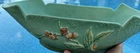 Roseville Bittersweet Green 1951 Pottery Mid Century Modern Console Bowl 829-12”