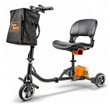 Superhandy 3 Wheel Power Mobility Scooter Single Battery GUT184 - Black