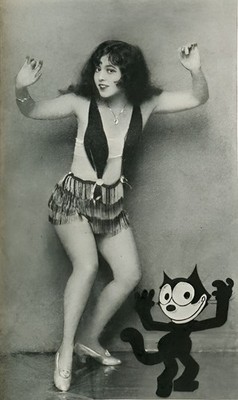 ANN PENNINGTON - Actor with FELIX the CAT Image - 5 x 7 inch Photo Reprint
