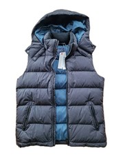 ESPRIT Daunenweste Weste Jacke Daunenjacke Daunen schwarz XS S 36 NEU !