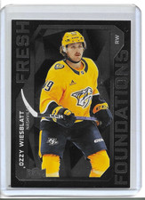 2025-26 Skybox Metal Ozzy Wiesblatt #FF-18 Fresh Foundations (RC)