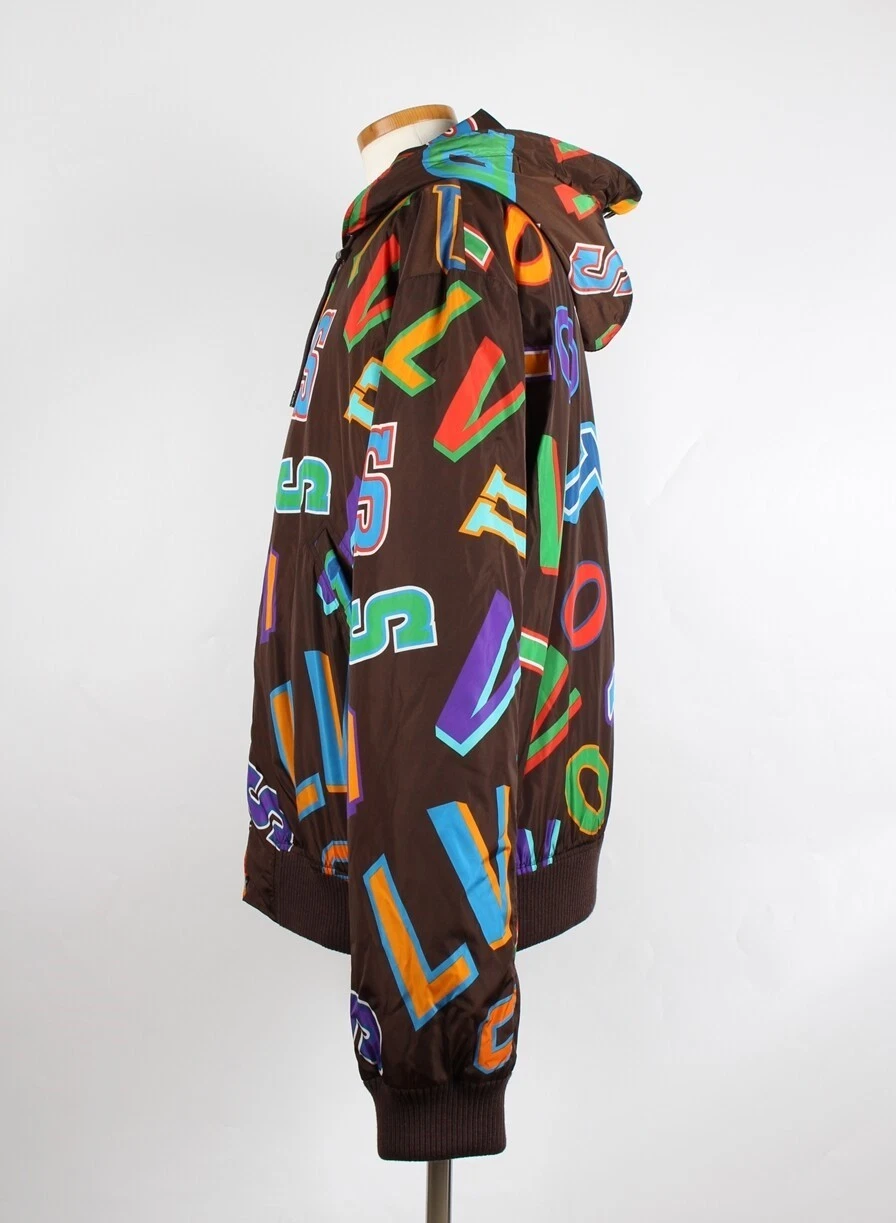 LOUIS VUITTON（LV） Louis Vuitton NBA Letters giacca a vento con cappuccio blusa 54 51244503