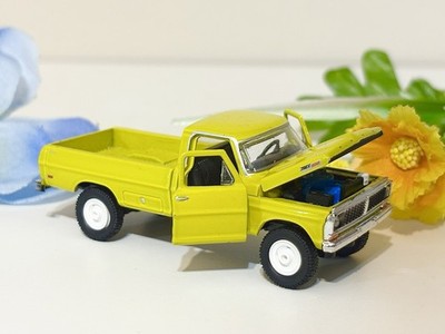 Rare Ford F-100 Custom 4X4 Pickup Truck M2 Machines Auto-Meets R49 1970 Die-Cast