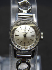 Omega Cut Glass Silver Woman's Watch - Non Working