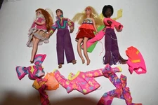 Topper Dawn Dolls Vintage 1970s Lot - Dolls & Clothes + Accessories (HCX19)