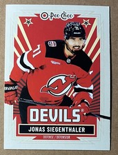 2025-26 O-Pee-Chee Retro Jonas Siegenthaler #398 New Jersey Devils
