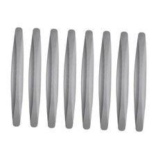 8pcs Car Bumper Guard Strip Anti-Collision Anti-Scratch Bumper Protector Grey