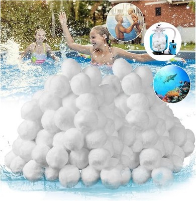 Pool Filterballs 1500g Filterkugeln Ersatz Filtersand 54kg Aquarium Schwimmbad