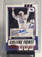 2021 Panini Contenders Draft Picks - College Ticket Autographs Quinton...