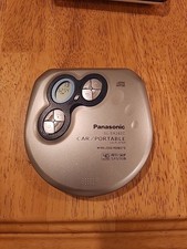 Panasonic SL-SX282C Portable Silver CD Player Walkman Anti-skip Earphone Tested