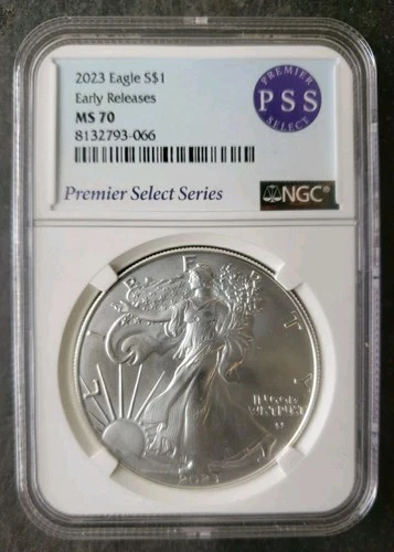 2023 $1 American Silver Eagle Dollar NGC MS70