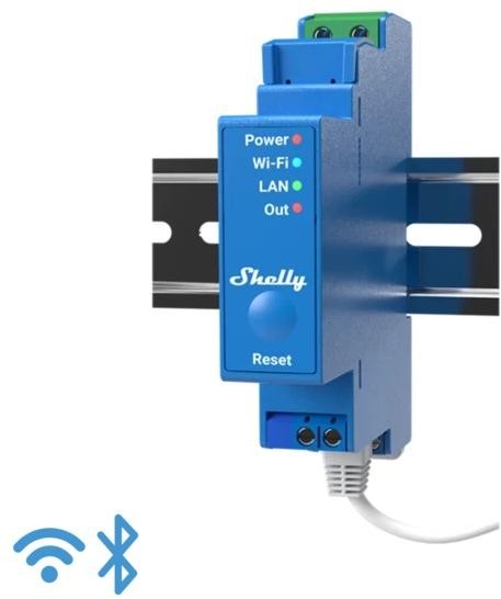 Shelly Pro 1 Relè Intelligente DIN Rail LAN/WiFi - Miglior Prezzo Domotica