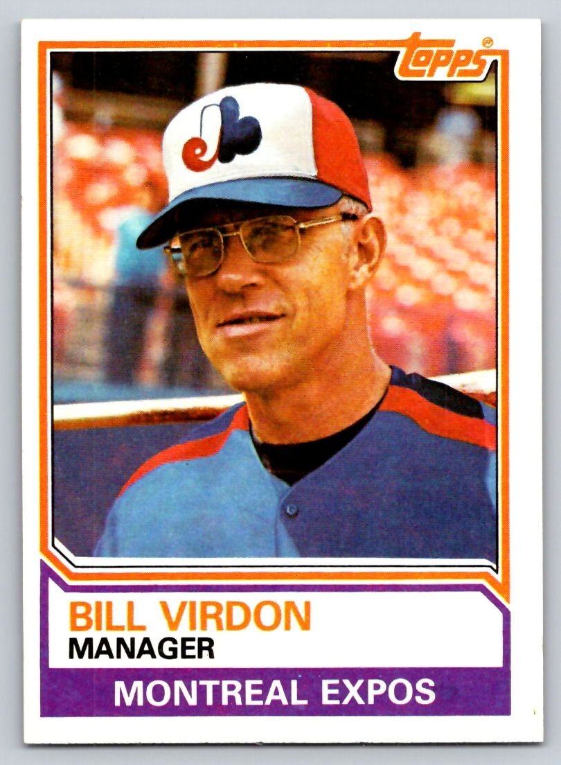 1983 Topps - Bill Virdon #516