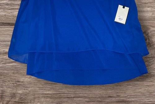 Dana Buchman Women’s Royal Blue Pullover Layered Top Size XL Blouse New - Picture 5 of 5