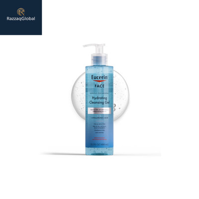 Eucerin Hydrating Cleansing Gel with Hyaluronic Acid, 13.5 fl oz