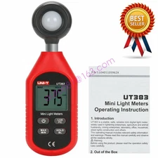 UNI-T UT383 Digital Luxmeter Light Meter Lux / FC Meters Luminometer Photomet