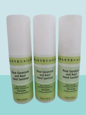 CHANTECAILLE ROSE GERANIUM AND BASIL HAND SANlTlZER 1.7 OZ NWOB LOT OF 3