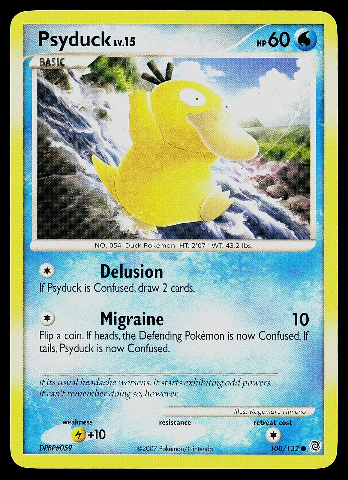 Pokemon Card - Psyduck Secret Wonders 100/132 Common