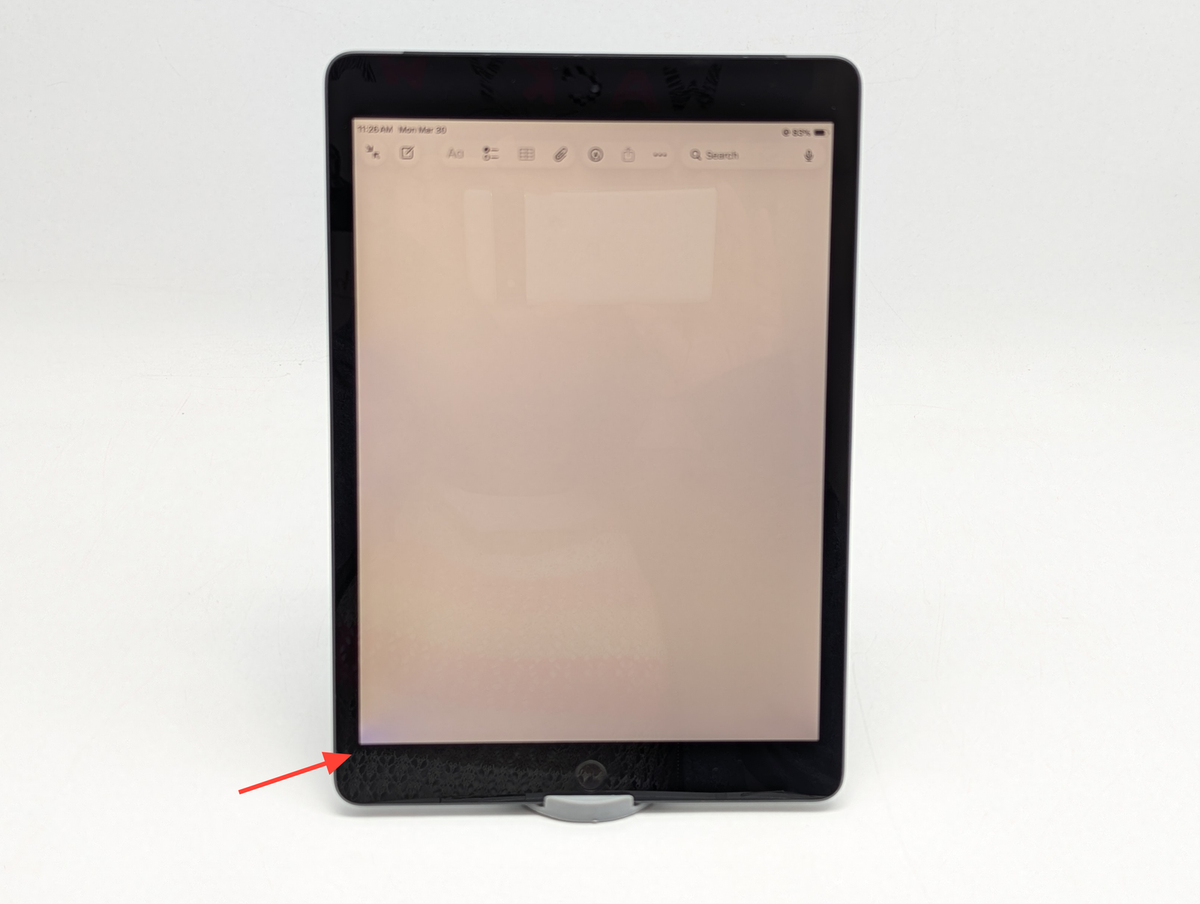 Apple iPad 8th Gen A2428 32 GB iOS 18.3.1 Space Gray Tablet For
