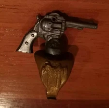 Vintage 1947 LONE Ranger Six 6 Shooter Adjustable Ring KIX Cereal Premium