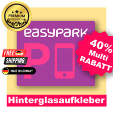 EASYPARK EASY PARK Hinterglasaufkleber Aufkle...