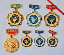 Voluntary Sports Society Soviet vintage Badge Lot 7x USSR competition medal set