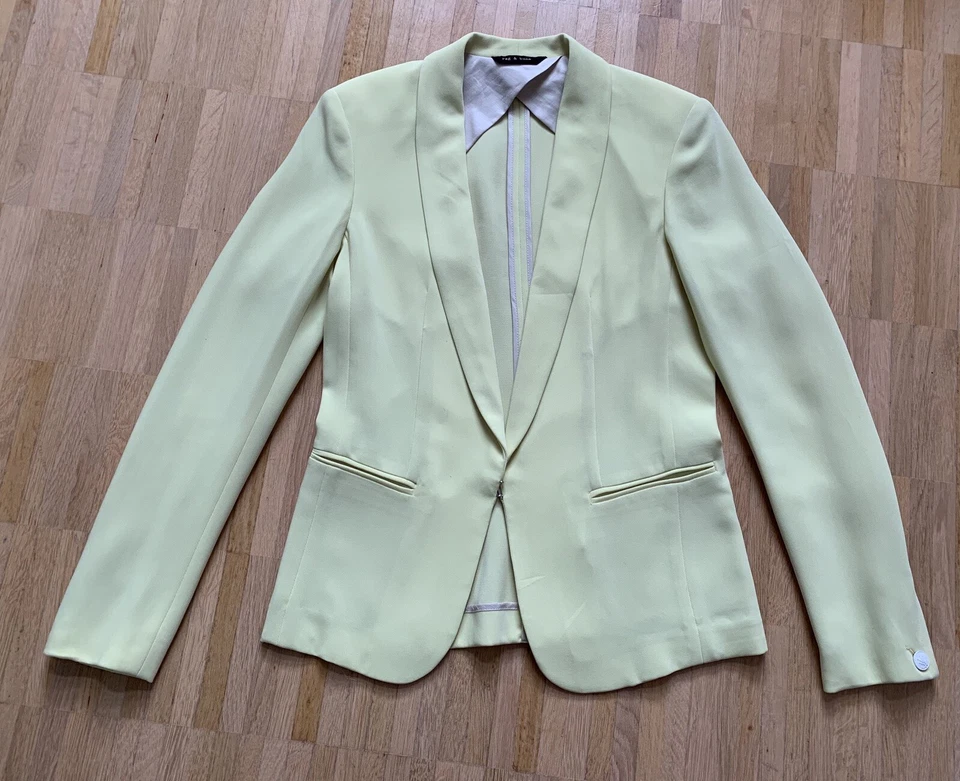 Orig. RAG & BONE New York USA Blazer Jacke gelb Muster w.NEU - Bild 3 von 4