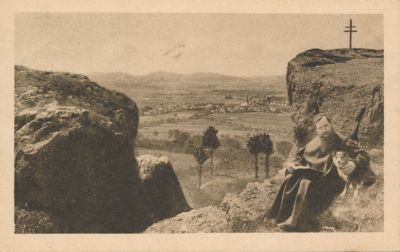 Postcard, photo - Bad Staffelberg - view from Staffelberg into the Main Valley, 1919; 5026-99
