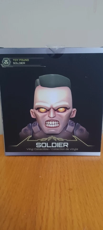 Boneco colecionável Doom Eternal Toy Found Soldier vinil Numbskull Bethesda Games - Imagem 2 de 4