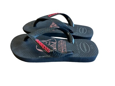 HAVAIANAS Kids Star Wars Flip Flops Darth Vader 13C/ 1Y Made  display picture 3