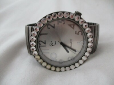 Rhinestone Stainless Steel Big Round Woman\'s Watch Stainless Steel Bracelet Amazon.com: ManChDa Luxury Ladies Watch Iced Out Watch with  main image 2