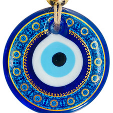 Evil Eye Wall Hanging Handmade Small Turkish Glass Amulet Pendant Charm Gifts